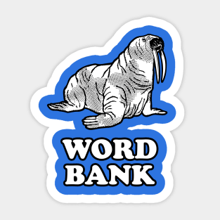 Word Bank (Walrus) Sticker